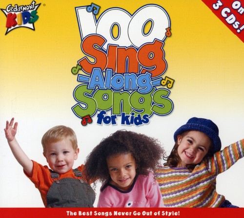 the album cover for Cedarmont Kids - 100 Singalong Songs for Kids