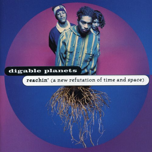 the album cover for Digable Planets - Reachin