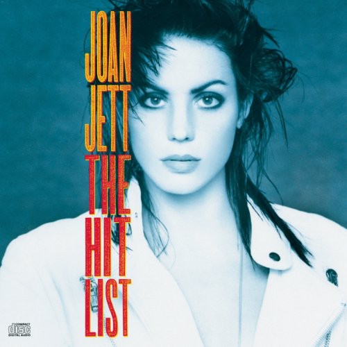 the album cover for Joan Jett - The Hit List