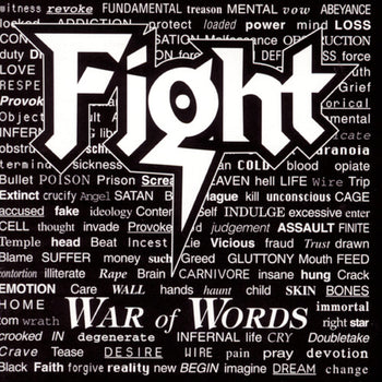 the album cover for Fight - War of Words