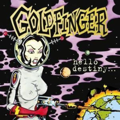 the album cover for Goldfinger - Hello Destiny