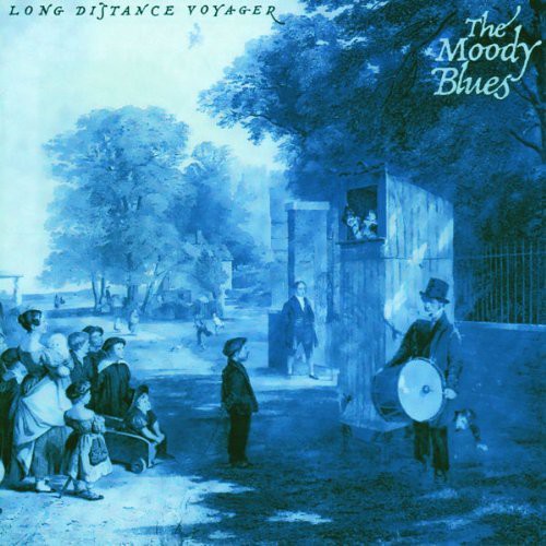 the album cover for The Moody Blues - Long Distance Voyager
