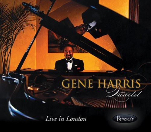 the album cover for The Gene Harris Quartet - Live In London