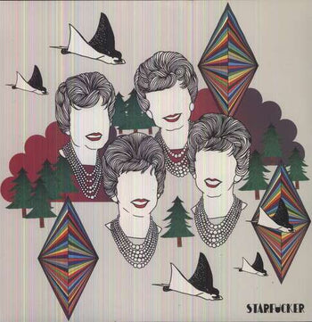 the album cover for Starfucker (STRFKR) - Starfucker [White Vinyl]