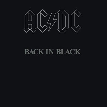 the album cover for AC/DC - Back In Black [Import]