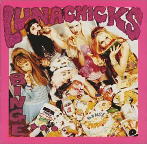 the album cover for Lunachicks - Binge and Burge