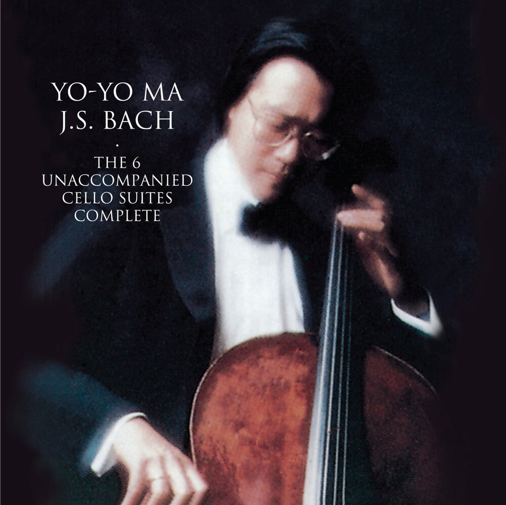 the album cover for Yo-Yo Ma - Bach: Unaccompanied Cello Suites [Remastered] (Bril)