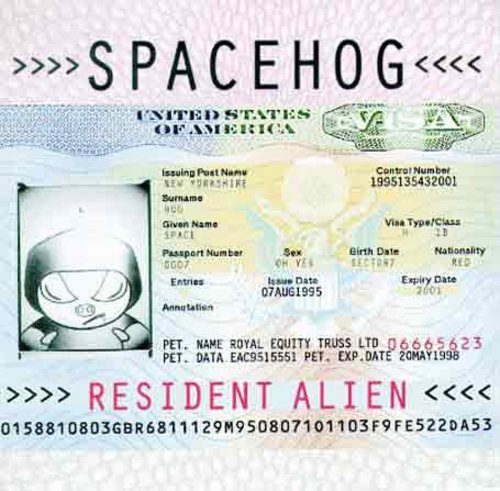 the album cover for Spacehog - Resident Alien
