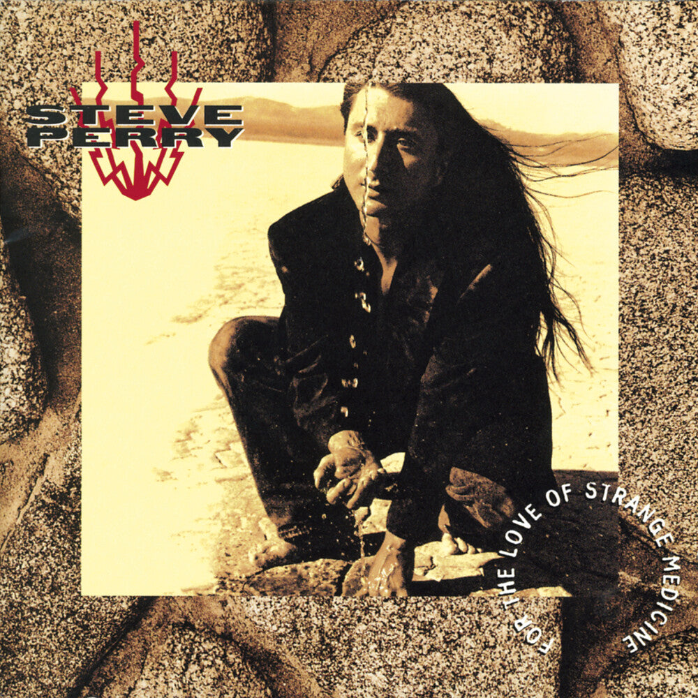 the album cover for Steve Perry - For the Love of Strange Medicine