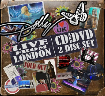 the album cover for Dolly Parton - Live From London