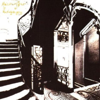 the album cover for Mazzy Star - She Hangs Brightly