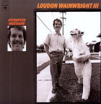 the album cover for Loudon Wainwright III - Attempted Mustache [LP]