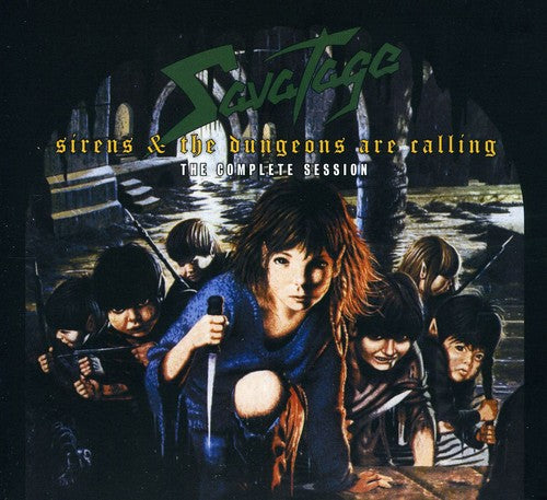 the album cover for Savatage - Sirens/Dungeons Are Calling: Complete Sessions [Import]
