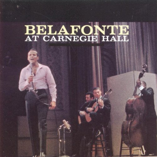 the album cover for Harry Belafonte - At Carnegie Hall