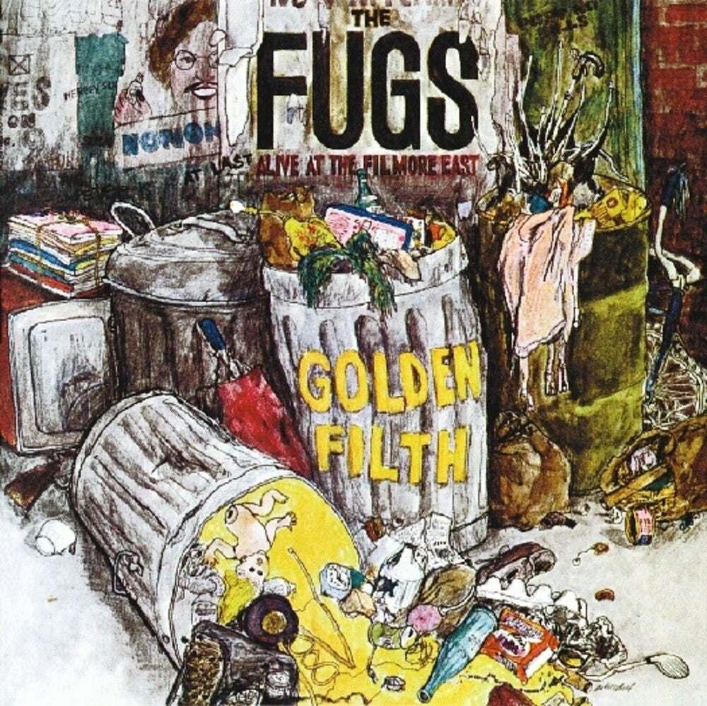 the album cover for Fugs - Golden Filth