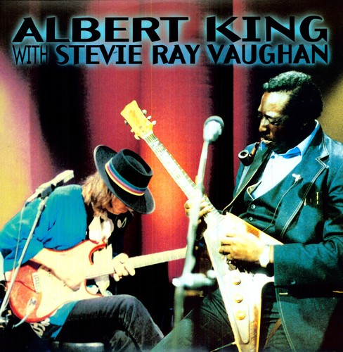 the album cover for Albert King & Stevie Ray Vaughan - In Session