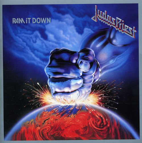 the album cover for Judas Priest - Ram It Down