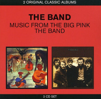 the album cover for The Band - Music from the Big Pink/The Band