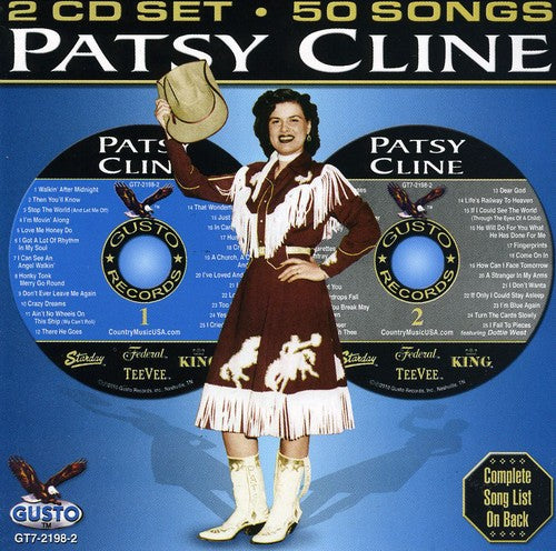 the album cover for Patsy Cline - 50 Songs
