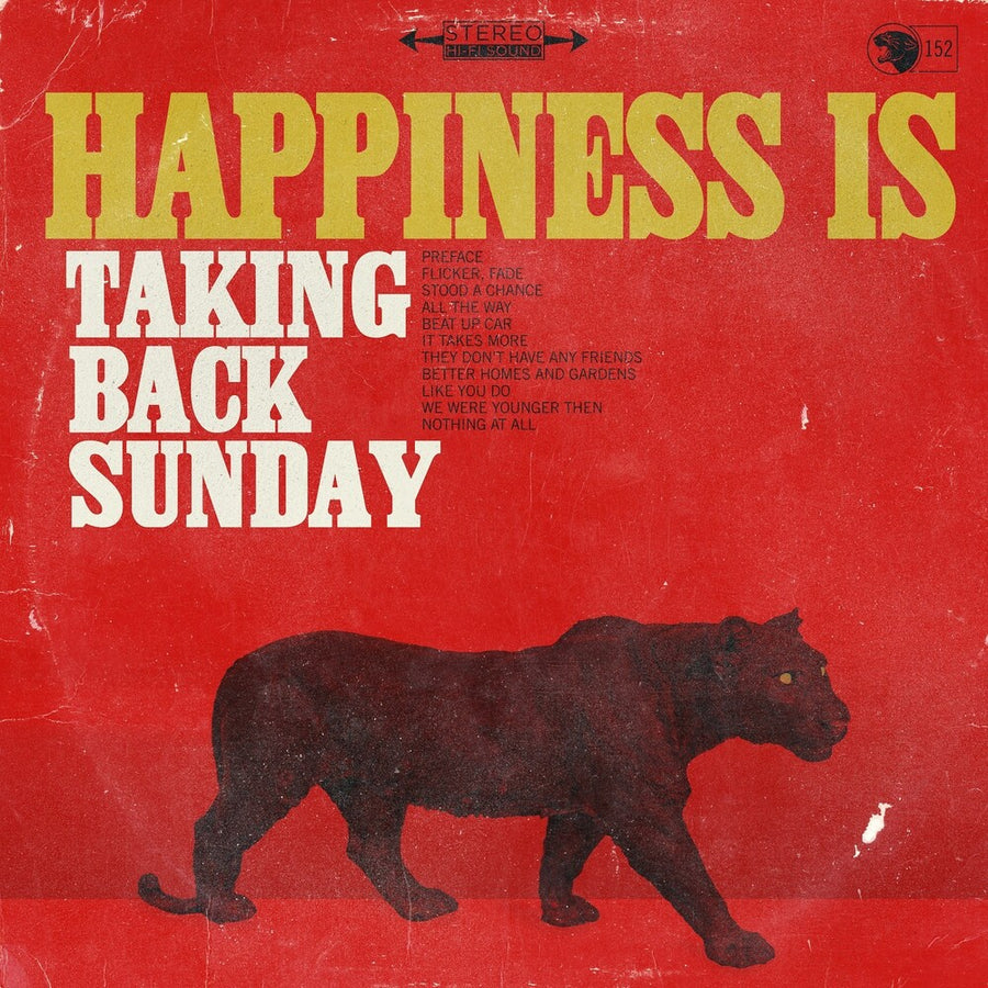 the album cover for Taking Back Sunday - Happiness Is [LP]