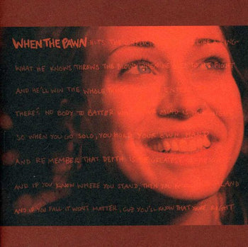 the album cover for Fiona Apple - When The Pawn…