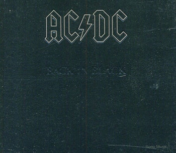 the album cover for AC/DC - Back in Black