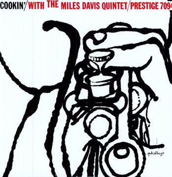 the album cover for Miles Davis - Cookin with the Miles Davis Quintet