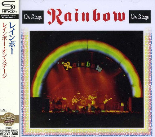 the album cover for Rainbow - On Stage