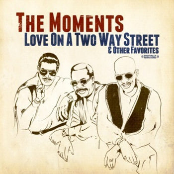the album cover for Moments - Love on a Two Way Street