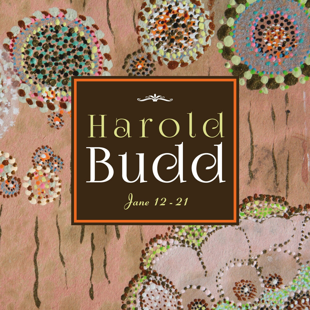 the album cover for Harold Budd - Jane 12-21