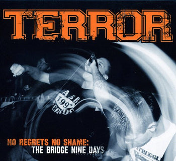 the album cover for Terror - No Regrets No Shame