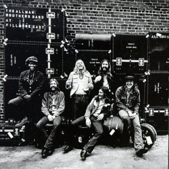 the album cover for The Allman Brothers Band - Allman Brothers Live at Fillmore East