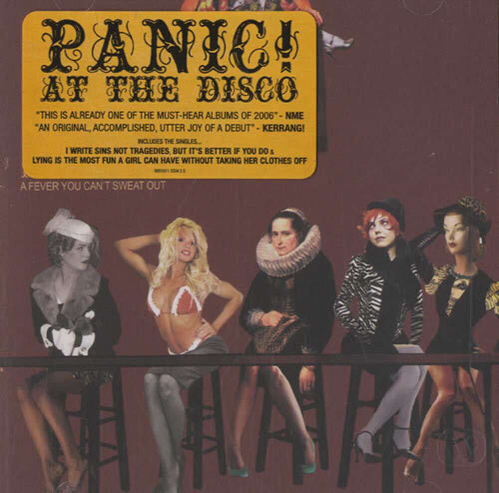 the album cover for Panic! At The Disco - Fever You Can't Sweat Out
