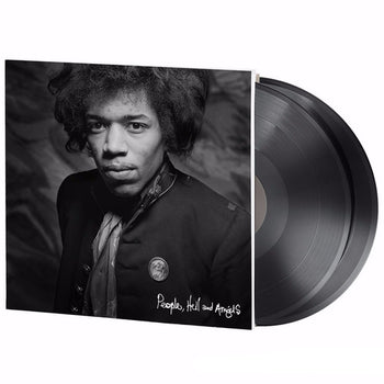the album cover for Jimi Hendrix - People, Hell and Angels