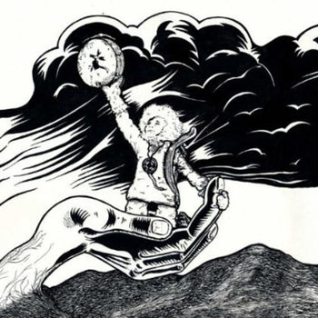 the album cover for Isengrind/Twinsistermoon/Natural Snow Buildings - The Snowbringer Cult
