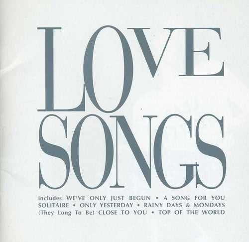 the album cover for Carpenters - Love Songs