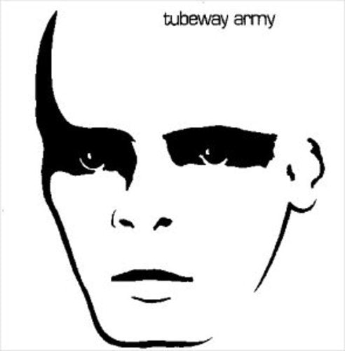 the album cover for Gary Numan & Tubeway Army - Tubeway Army (reissue + 13 Live Bonus Tracks)