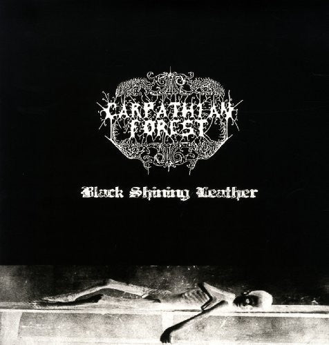 the album cover for Carpathian Forest - Black Shining Leather