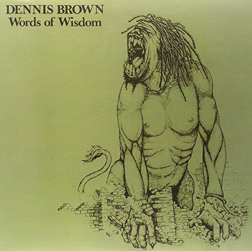 the album cover for Dennis Brown - Words of Wisdom