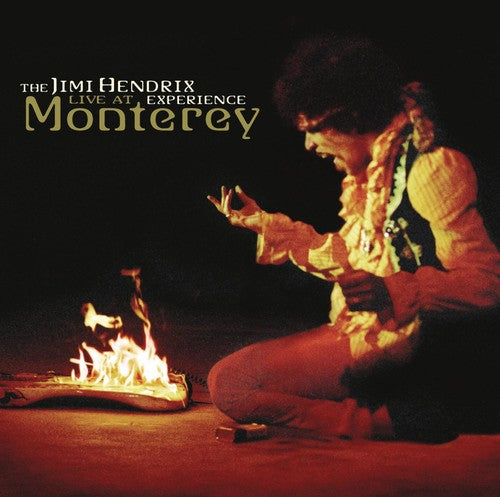 the album cover for Jimi Hendrix - Live In Monterey