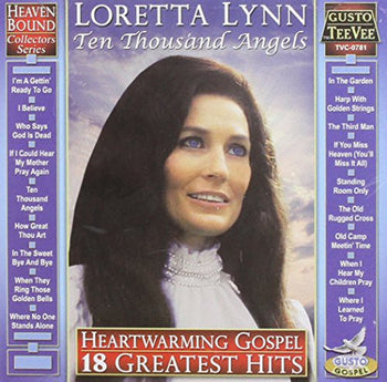 the album cover for Loretta Lynn - Heartwarming Gospel: 18 Greatest Hits
