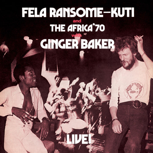 the album cover for Fela Kuti - Fela Live With Ginger Baker [Download Included]