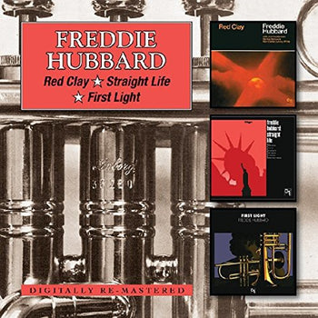 the album cover for Freddie Hubbard - Red Clay/Straight Life/First Light