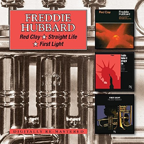 the album cover for Freddie Hubbard - Red Clay/Straight Life/First Light