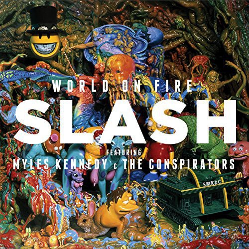 the album cover for Slash - World on Fire