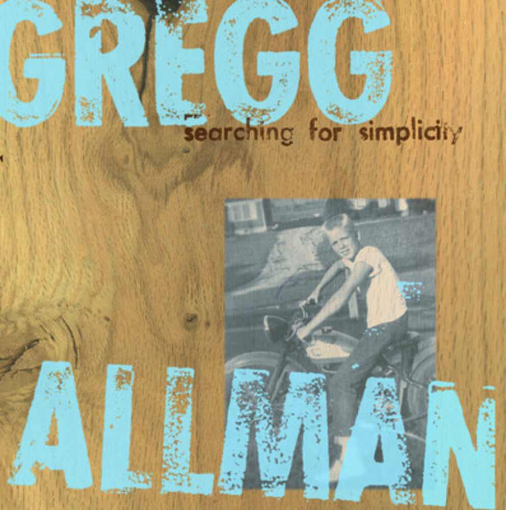 the album cover for Gregg Allman - Searching for Simplicity