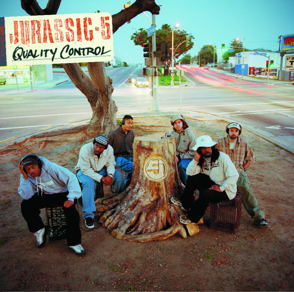 the album cover for Jurassic 5 - Quality Control