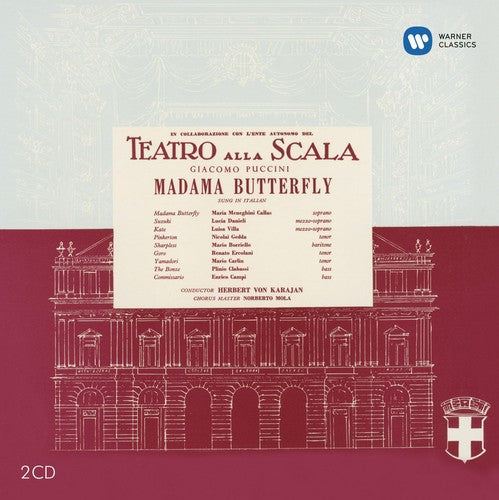 the album cover for Puccini / Callas - Madama Butterfly