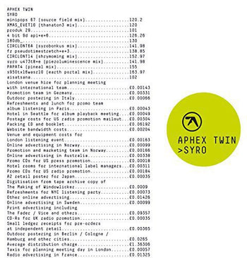 the album cover for Aphex Twin - Syro [Vinyl]