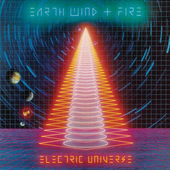 the album cover for Earth, Wind & Fire - Electric Universe